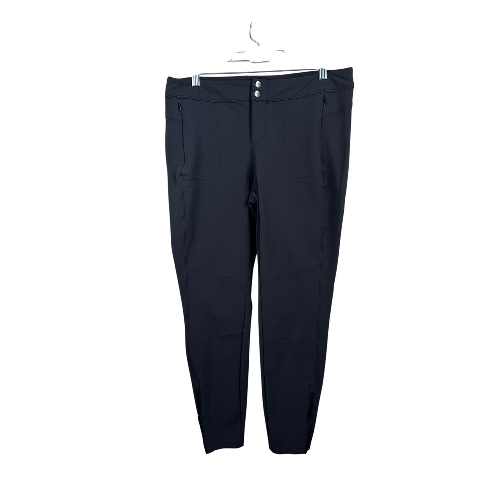Kuhl Frostine Pants Women 12 Reg Gray Good Hiking Outdoor 6321 Zip Cuff